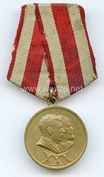 Sowjetunion Medaille 30 Jahre Oktoberrevolution 1948