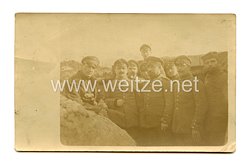 1. Weltkrieg Deutsches Heer Foto, Soldaten im Schützengraben