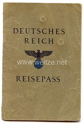 III. Reich - Reisepass für eine Frau des Jahrgangs 1868 aus Berlin-Zehlendorf