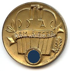 III. Reich - Der Deutsche Automobil Club ( DDAC ) - nichttragbare Siegerplakette - " Mitteldeutsche Zuverlässigkeitsfahrt 1935 - Dem Sieger "