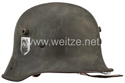 SS-Verfügungstruppe Stahlhelm M 16 mit 2 Emblemen aus dem Besitz des SS-Mann Artur Breuß SS-Totenkopfstandarte 2 "Brandenburg", 12. Kompanie