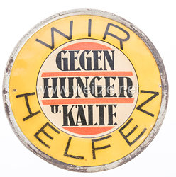 WHW - 1. Winterhilfswerk des Deutschen Volkes November 1933 " Wir helfen gegen Hunger u. Kälte "