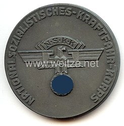 NSKK - nichttragbare Teilnehmerplakette - " NSKK Gelände- u. Zuverlässigkeitsfahrt 4. Juli 1937 - Masuren "
