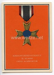 III. Reich - farbige Propaganda-Postkarte - " Die Kriegsorden des Grossdeutschen Reiches " - Nr. 8