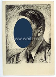 III. Reich - Propaganda-Postkarte - " Adolf Hitler - Unser Führer "