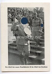 III. Reich - Propaganda-Postkarte - " Adolf Hitler - Der Geist des neuen Deutschlads ist der Geist des Friedens "