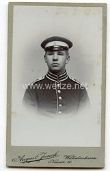 Foto Kaiserliche Marine: Seebataillon kleines Kabinettfoto eines Seesoldaten 
