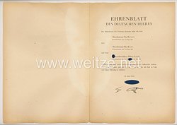 Ehrenblatt des deutschen Heeres - Ausgabe vom 15. Juni 1944