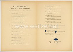 Ehrenblatt des deutschen Heeres - Ausgabe vom 25. August 1944