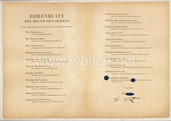 Ehrenblatt des deutschen Heeres - Ausgabe vom 7. Juni 1944