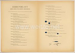 Ehrenblatt des deutschen Heeres - Ausgabe vom 25. Mai 1944