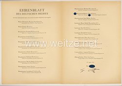 Ehrenblatt des deutschen Heeres - Ausgabe vom 27. April 1944