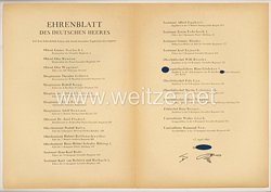Ehrenblatt des deutschen Heeres - Ausgabe vom 17. April 1944