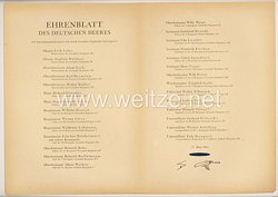 Ehrenblatt des deutschen Heeres - Ausgabe vom 17. März 1944