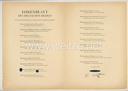 Ehrenblatt des deutschen Heeres - Ausgabe vom 15. Januar 1944