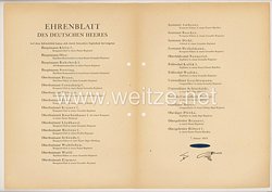 Ehrenblatt des deutschen Heeres - Ausgabe vom 7. Januar 1943