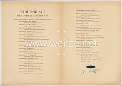 Ehrenblatt des deutschen Heeres - Ausgabe vom 14. Dezember 1942