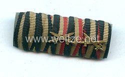 Bandspange eines Veteranen des 1. Weltkriegs und späteren Wehrmachts-Angehörigen 