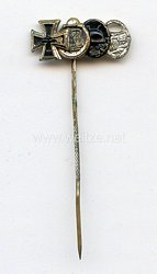 Miniaturspange 1957 eines Veteranen des 2. Weltkriegs - 4 Auszeichnungen