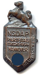 NSDAP - Parteitag 23.-25.2.1934 Hannover - Gau Süd-Hannover Braunschweig