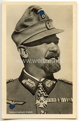 Heer - Originalunterschrift von Ritterkreuzträger Generalleutnant Julius Ringel