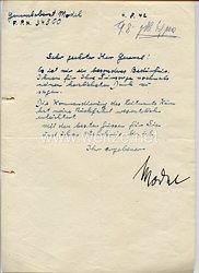 Heer - Originalunterschrift von Ritterkreuzträger Generaloberst Walter Model auf einem Brief