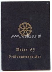 HJ - Motor-HJ Prüfungsabzeichen - Urkundenbuch