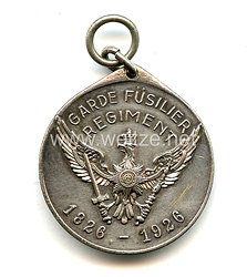 Preußen Garde-Füsilier Regiment - Regimentsmedaille zum 100-jährigem Jubiläum 1826-1926 