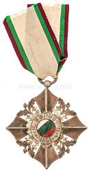 Bulgarien Zivilverdienst-Orden 1944-1946 6. Stufe Silbernes Verdienstkreuz 