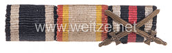 Bandspange eines mecklenburgischen Veteranen des 1. Weltkriegs 