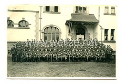 Reichsarbeitsdienst Mannschaftsfoto, RAD-Männer in der Deutschen Wehrmacht