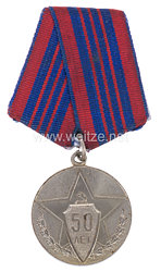 Sowjetunion Jubiläum Medaille: 50 Jahre Sowjet Miliz