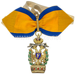 Kaiserlich Österreichischer Orden der Eisernen Krone 2. Klasse mit Kriegsdekoration und Schwertern niederen Grades