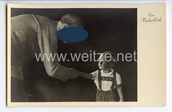 III. Reich - Propaganda-Postkarte - " Adolf Hitler - Ein Kinderblick "