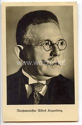 III. Reich - Portraitpostkarte von Reichsminister Alfred Hugenberg