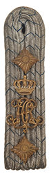 Bayern Einzel Schulterstück für einen Hauptmann im 3. Infanterie-Regiment "Prinz Karl von Bayern"