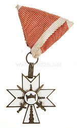 Kroatien Orden der Krone von König Zvonimir: Kreuz 3. Klasse mit Schwertern