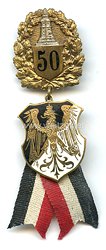 Preussischer Landeskriegerverband - Mitgliedsabzeichen für 50 Jahre