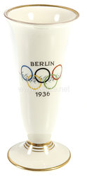 XI. Olympischen Spiele 1936 Berlin - Souvenir-Blumenvase