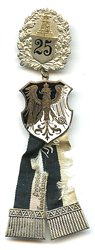 Preussischer Landeskriegerverband - Mitgliedsabzeichen für 25 Jahre