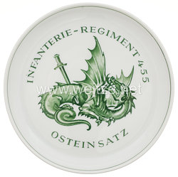 Meißen-Teller "Infanterie-Regiment 455 - Osteinsatz"