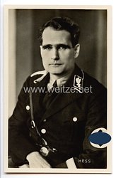 III. Reich - Portraitpostkarte von Rudolf Hess - Stellvertreter des Führers