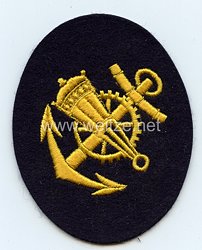 Kriegsmarine Ärmelabzeichen Laufbahn Sperrwaffen - Mechanikermaat