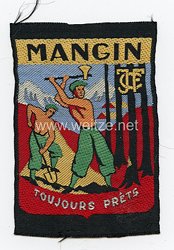 Frankreich 2.Weltkrieg Vichy Regierung, Stoffabzeichen der Jugendorganisation "Chantiers de la Jeunesse, groupement 27 Foix-Ariège"