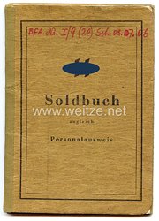 SS-Soldbuch für einen SS-Untersturmführer d.Res.