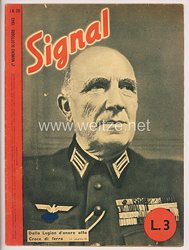 Signal - Sonderausgabe der " Berliner Illustrierten Zeitung " - Jahrgang 1943 Heft Nr. I 20 ( italienisch ) 