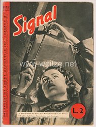 Signal - Sonderausgabe der " Berliner Illustrierten Zeitung " - Jahrgang 1941 Heft Nr. D/I 2 ( deutsch/italienisch ) 