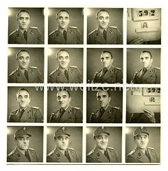 Waffen-SS Passfotos, SS-Untersturmführer im Sicherheitsdienst (SD)