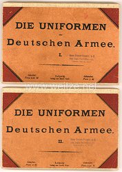 Deutsches Reich - Die Uniformen der Deutschen Armee - Erste + Zweite Abtheilung von Moritz Ruhl