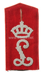 Hessen-Darmstadt Einzel Schulterklappe für Mannschaften im Garde-Dragoner-Regiment (1. Großherzoglich Hessisches) Nr. 23